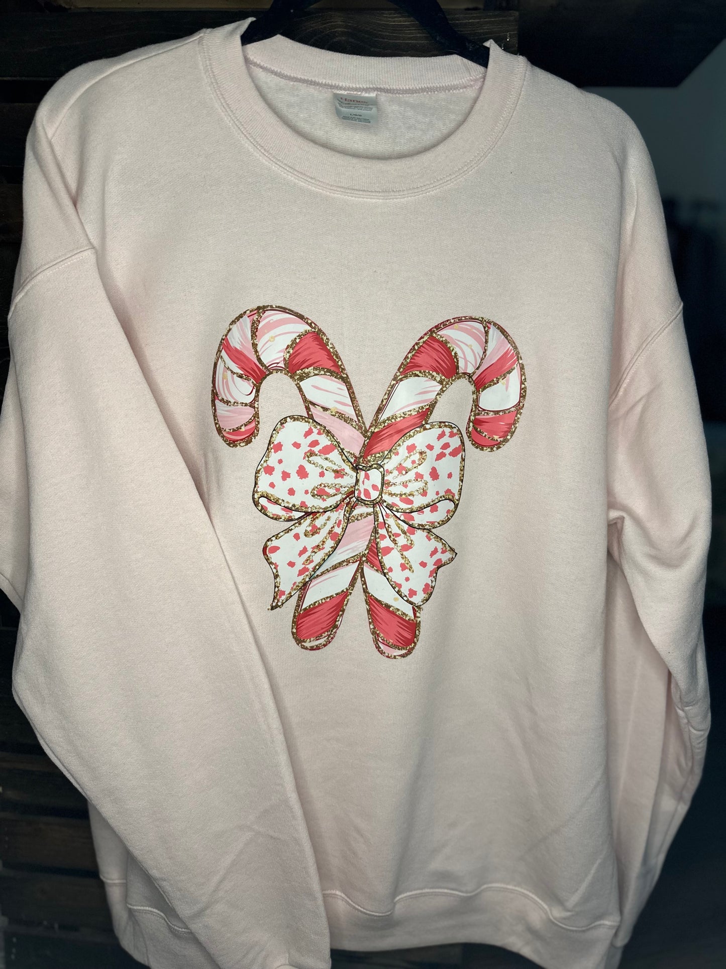 Candy Cane Crewneck🎄