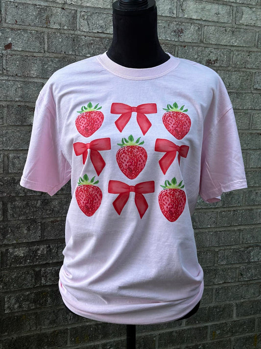 Strawberries & Bows T-Shirt